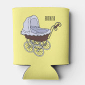 Stroller cartoon illustratie blikjeskoeler (Achterkant)