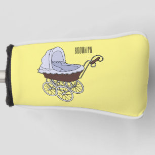 Stroller cartoon illustratie golfheadcover