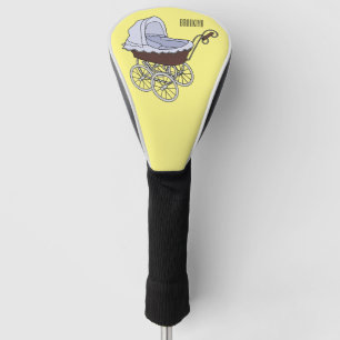 Stroller cartoon illustratie golfheadcover