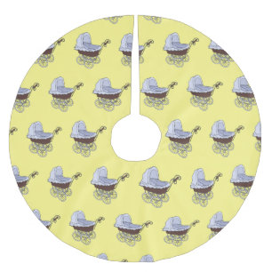 Stroller cartoon illustratie kerstboom rok