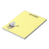 Stroller cartoon illustratie notitieblok (Gedraaid)