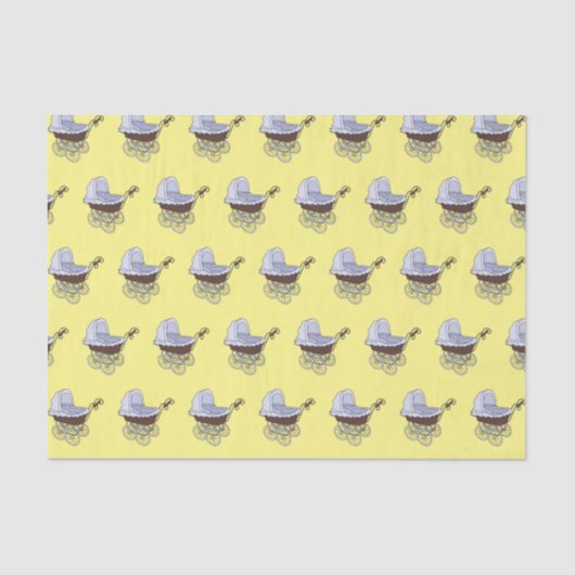 Stroller cartoon illustratie tissuepapier (Voorkant)