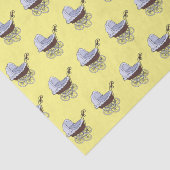 Stroller cartoon illustratie tissuepapier (Detail)