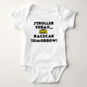 Stroller vandaag, Racecar Morgen Romper (Voorkant)