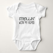 Strollin met mijn thuispak romper (Voorkant)