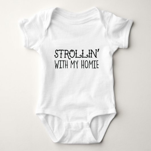 Strollin met mijn thuispak romper (Voorkant)