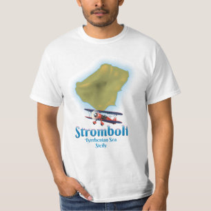 Stromboli, Tyrreense Zee, Sicilië T-shirt