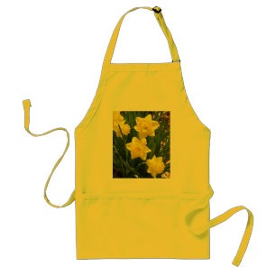 STROMEN GEEL DAFFODILS APRON STANDAARD SCHORT