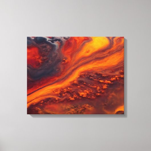 Stromen in de wolken canvas afdruk (Voorkant)