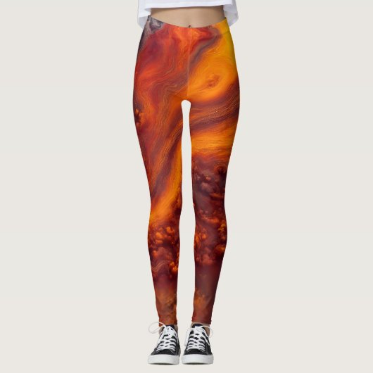 Stromen in de wolken leggings (Voorkant)