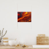 Stromen in de wolken poster (Keuken)