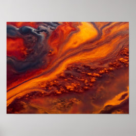 Stromen in de wolken poster