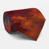 Stromen in de wolken stropdas (Opgerold)