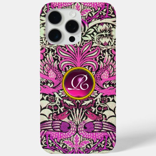 STROMEN, PIEKEN EN DRAGONS GEM STONE MONOGRAM Case-Mate iPhone CASE (Achterkant)