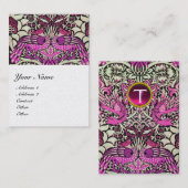 STROMEN, PIEKEN EN DRAGONS MONOGRAM PER PIJLER VISITEKAARTJE (Voorkant / Achterkant)