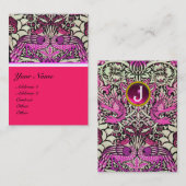 STROMEN, PIEKEN EN DRAGONS MONOGRAM PER PIJLER VISITEKAARTJE (Voorkant / Achterkant)