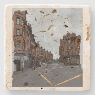 Stromen van Glasgow, Schotland Stone Onderzetter