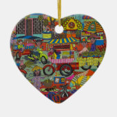 Stromen van Phnom Penh Keramisch Ornament (Voorkant)