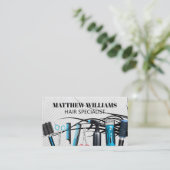 stromend haar | Salon Tools Afsprakenkaartje (Staand voorkant)