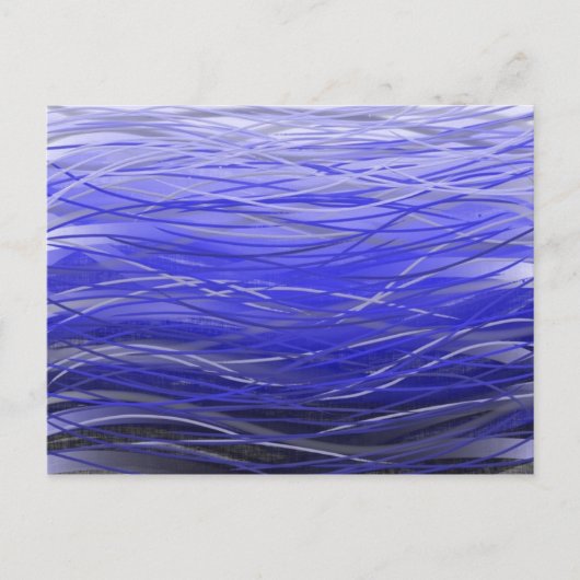 stromend Indigowater - Briefkaart (Voorkant)