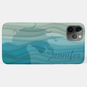 stromend Unicorn Silhouette (golvend) iPhone 11 Pro Max Hoesje