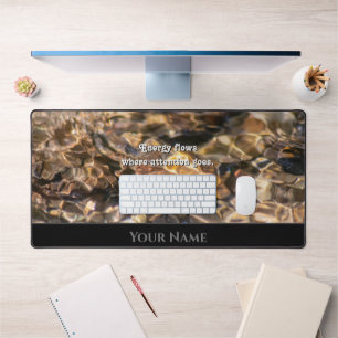 Stromend water motivatie citaat positieve mindset bureaumat