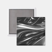 Stromend zilver metaal magneet (Voorkant / Achterkant)