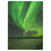 stromende Aurora Klembord (Achterkant)