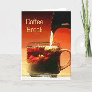 Stromende Room in Koffiepauze