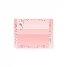 Stromende schoonheid Koraal Sticky Notes