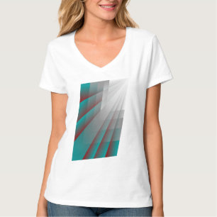 stromende stralen t-shirt