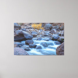 stromende stroom canvas afdruk