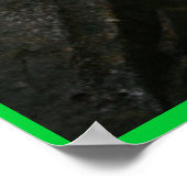 stromende tranquiliteit poster (Hoek)