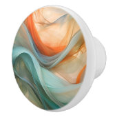 Stromende zijde Abstracte keramische knop (Rechts)