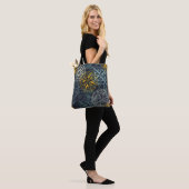 Stromperwindkompas vintage roos draagtas (Op model)