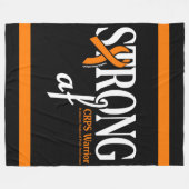 STRONG af...CRPS Fleece Deken (Voorkant (Horizontaal))