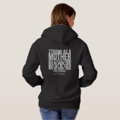 STRONG ALS MOEDERHAAT HOODIE (Achterkant volledig)