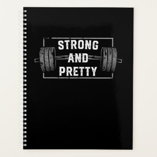 Strong and Pretty Funny Gym Quotes Tank Top