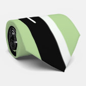 STRONG ART DECO LIME GREEN door Slipperywindow Stropdas (Opgerold)