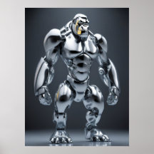 Strong-as-Steel Ape Poster