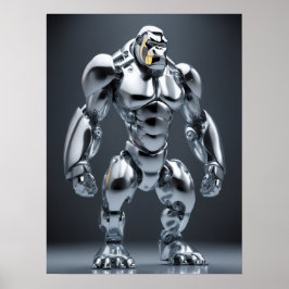 Strong-as-Steel Ape Poster