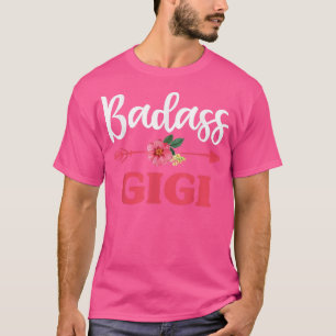 Strong Badass Gigi Grandma Floral , Moederdag T-shirt
