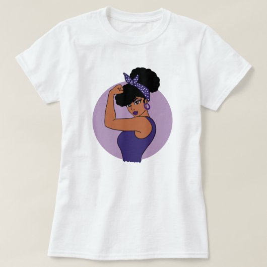 Strong Black Woman T-Shirt (Design voorkant)