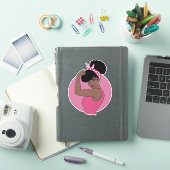 Strong Black Woman Vinyl Sticker (iPad Cover)