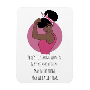 Strong Black Women Photo Magnet Magneet