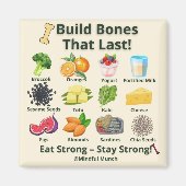 Strong Bones Fridge Magnet (Devant)