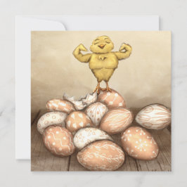 Strong Chick Card Bedankkaart