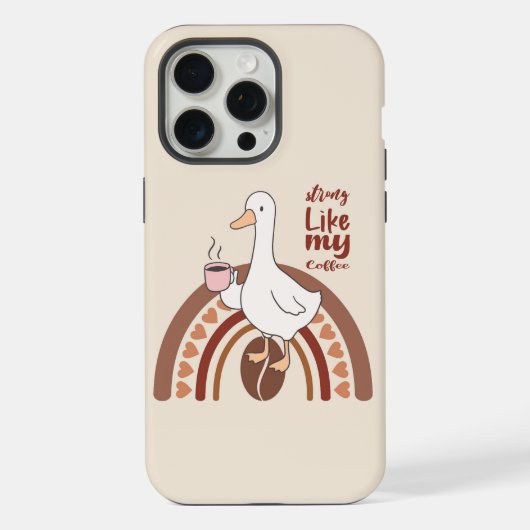 Strong Coffee iPhone / iPad case (Verso)