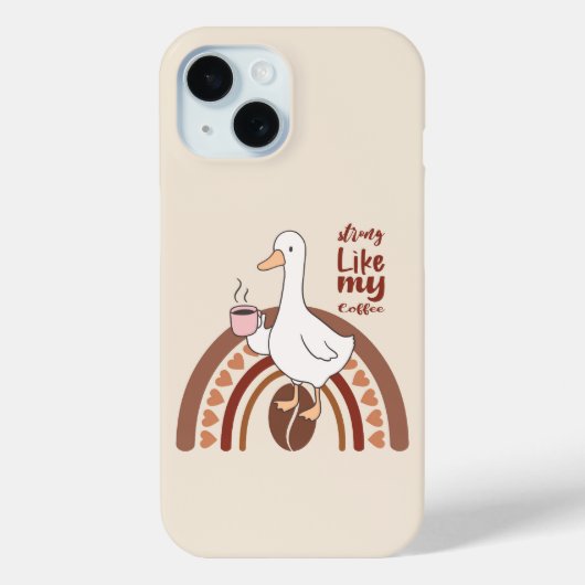 Strong Coffee iPhone / iPad case (Achterkant)