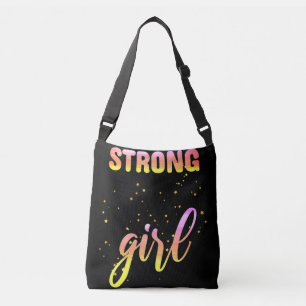Strong Girl Pastel Star Crossbody Tas